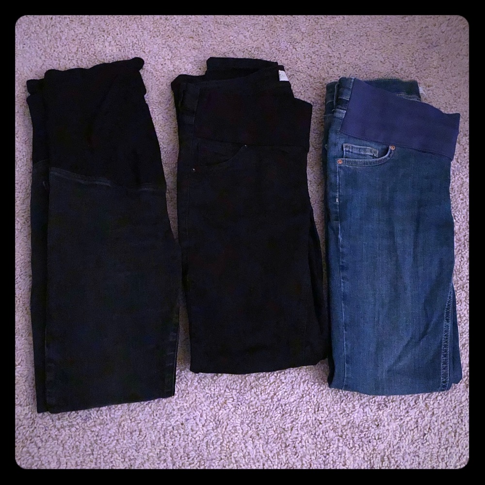 Maternity Designer Brand  TOPSHOP Jeans 3 Pack